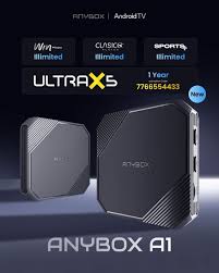 Anybox A1 ANDROID 16 – Box TV 4K UHD 4/32 AV1 H.265 HDR10 | Meilleur prix au Maroc